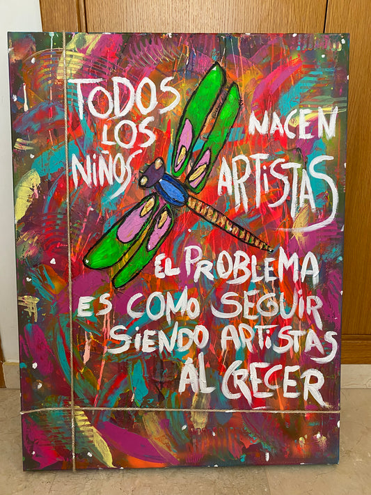 “Todos los niños nacen artistas”