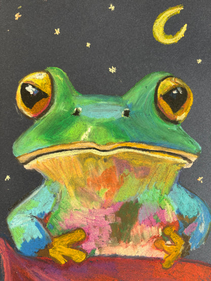 Moonlit frog