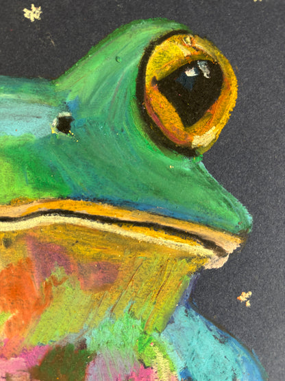 Moonlit frog