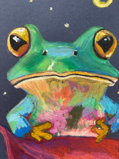 Moonlit frog