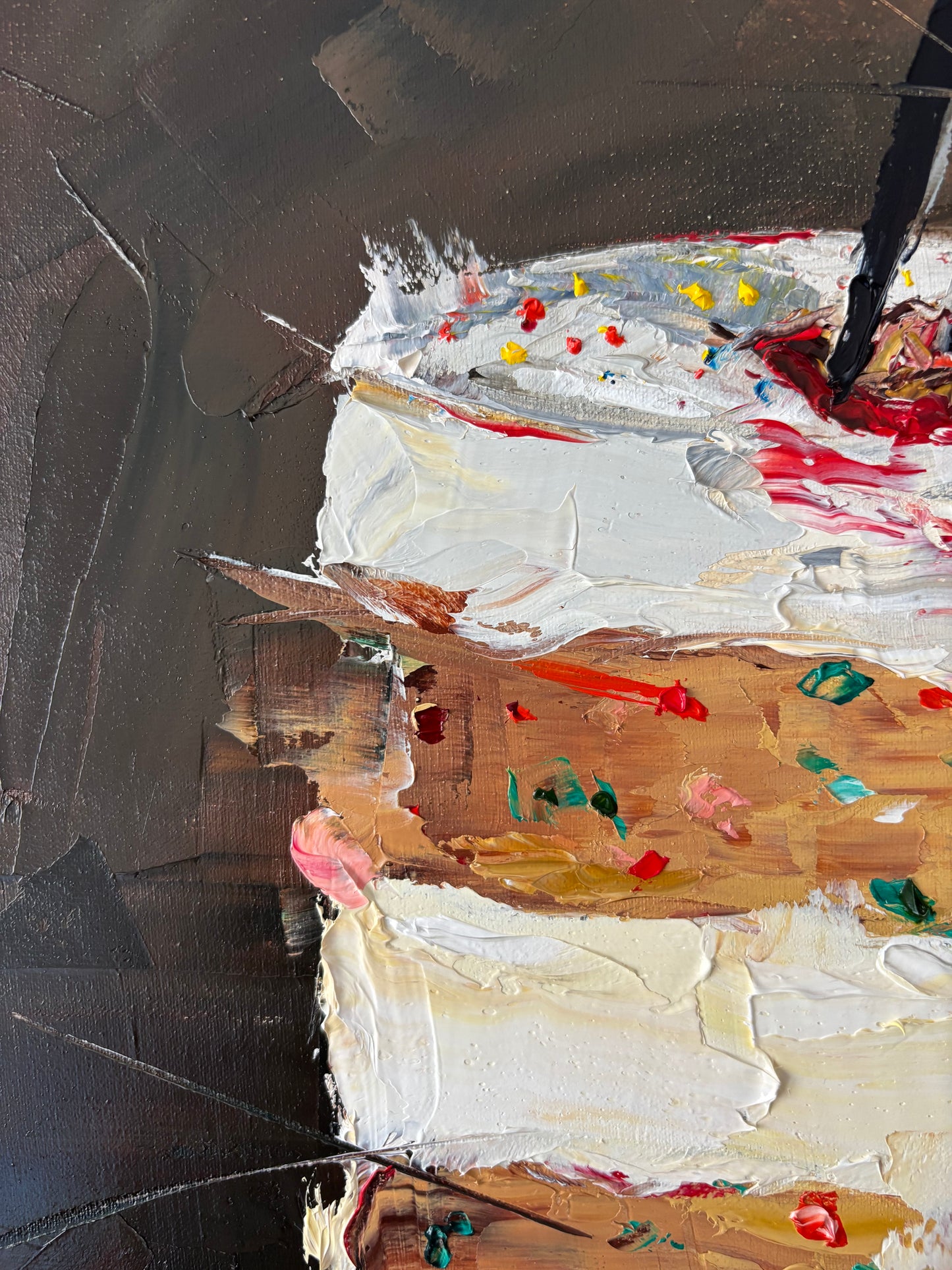 A grotesque laugh amidst the neatness