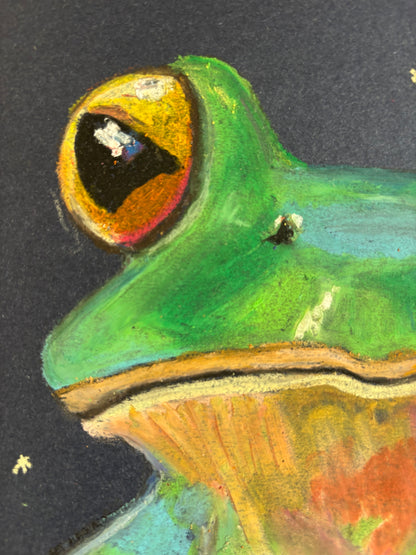 Moonlit frog