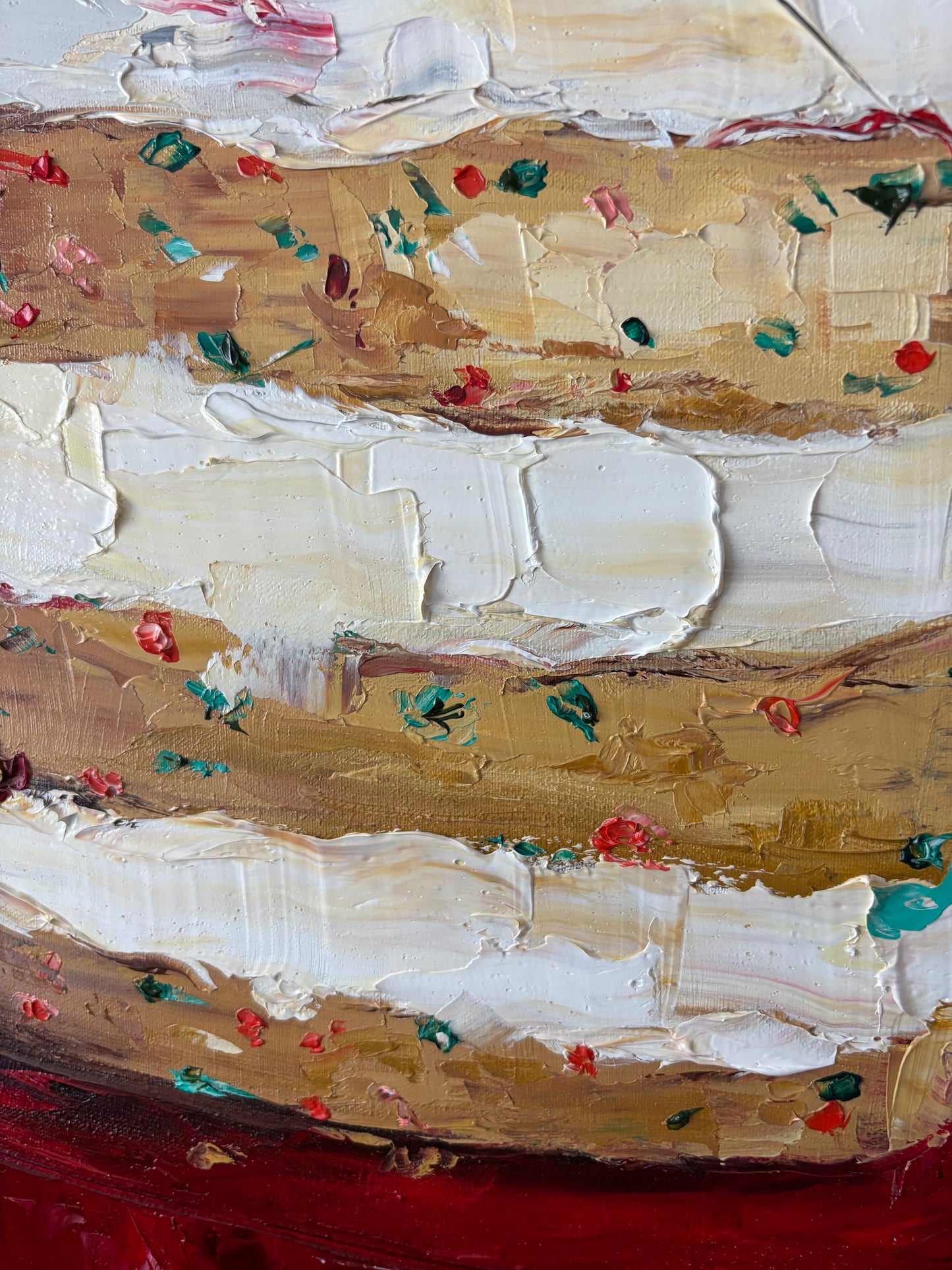 A grotesque laugh amidst the neatness