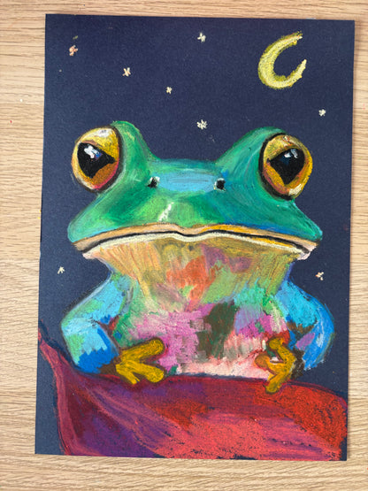 Moonlit frog