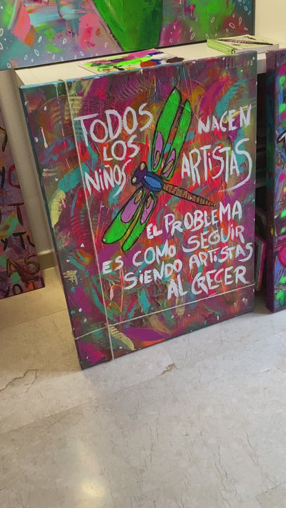 Todos los niños nacen artistas